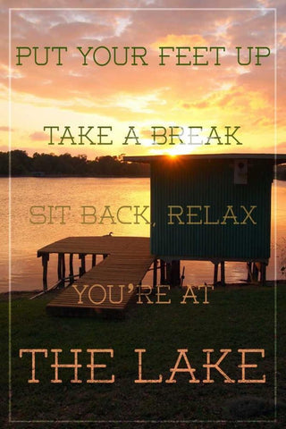 The Lake Black Ornate Wood Framed Art Print with Double Matting by Peck, Gail