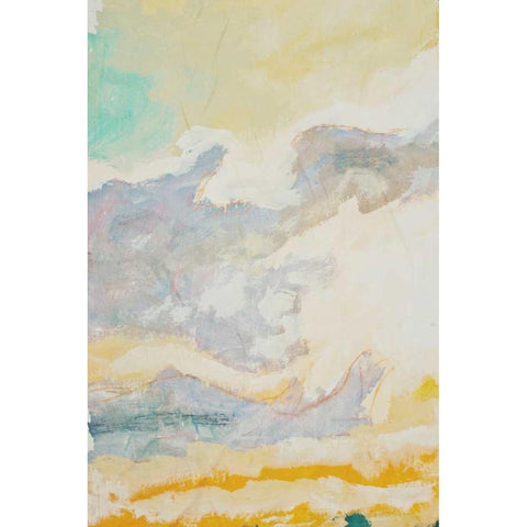Graceful Black Modern Wood Framed Art Print with Double Matting by Peck, Gail