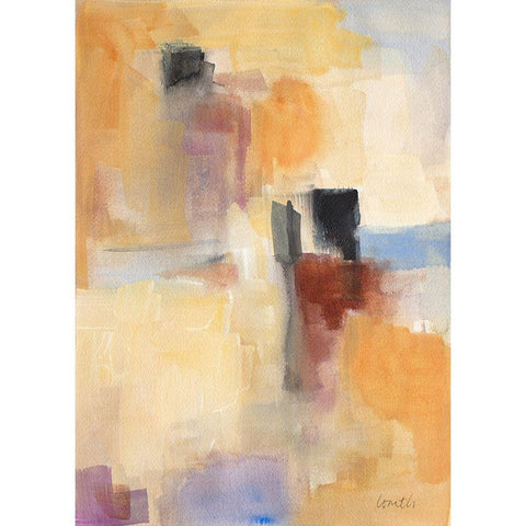 Sunny Storm II White Modern Wood Framed Art Print by Loreth, Lanie