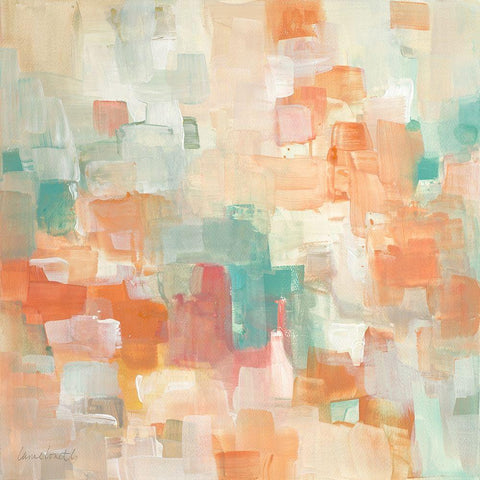 Retro City White Modern Wood Framed Art Print with Double Matting by Loreth, Lanie