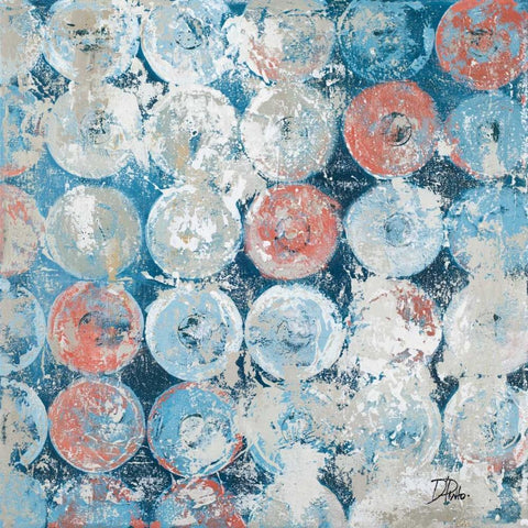 Antique Decorative Circles White Modern Wood Framed Art Print by Pinto, Patricia