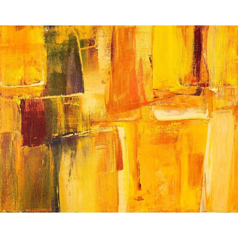 Impromptu Black Modern Wood Framed Art Print by Loreth, Lanie