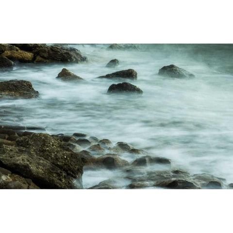 Rocks II Gold Ornate Wood Framed Art Print with Double Matting by Bill Carson Photography