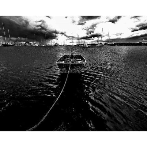 Seaworthy Black Modern Wood Framed Art Print by Bill Carson Photography