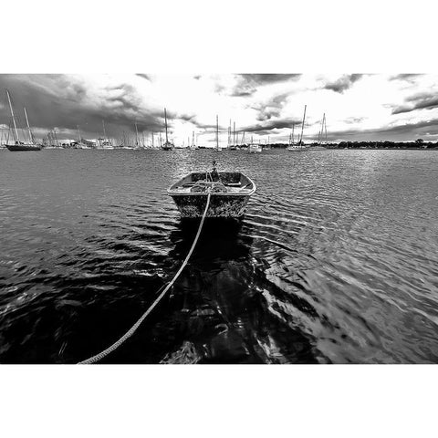 Seaworthy Black Modern Wood Framed Art Print by Bill Carson Photography