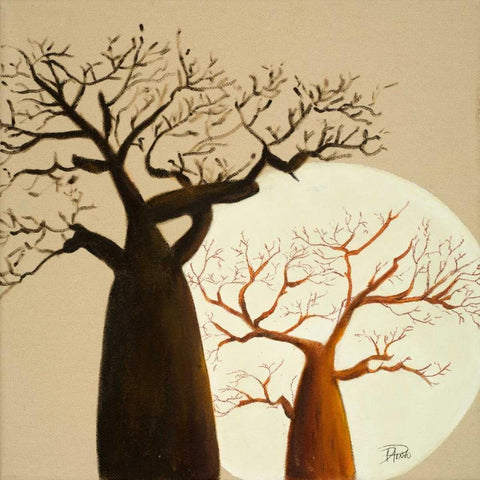 Madagascar Safari II White Modern Wood Framed Art Print by Pinto, Patricia