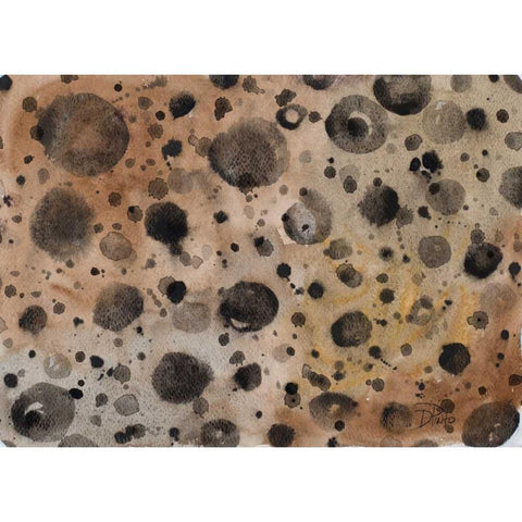 Rustic Dots White Modern Wood Framed Art Print by Pinto, Patricia