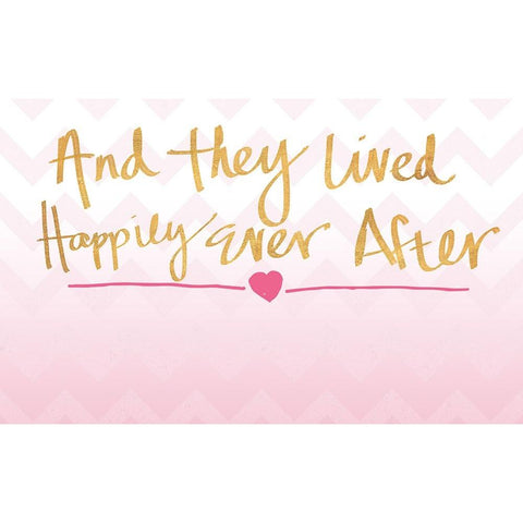 Happily Ever After Black Modern Wood Framed Art Print by SD Graphics Studio