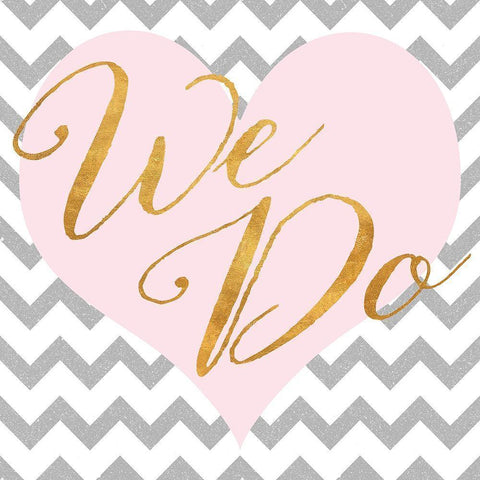 We Do White Modern Wood Framed Art Print by SD Graphics Studio