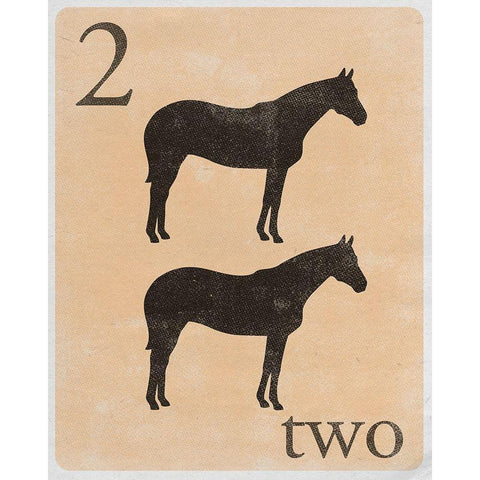 Count by Farm Animals II Gold Ornate Wood Framed Art Print with Double Matting by SD Graphics Studio