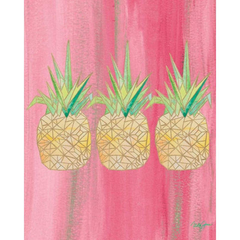 Bright Tri Origami II White Modern Wood Framed Art Print by James, Nola