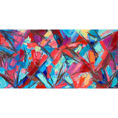 Abscission Black Modern Wood Framed Art Print by Coolick, Ann Marie