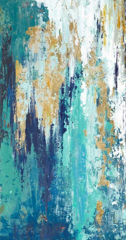 Magic White Modern Wood Framed Art Print with Double Matting by Pinto, Patricia