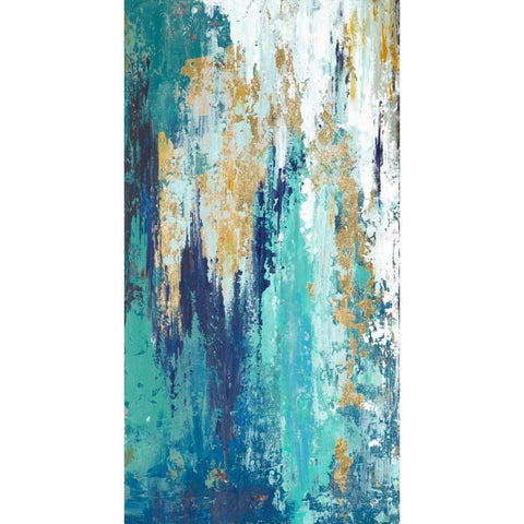 Magic Black Modern Wood Framed Art Print with Double Matting by Pinto, Patricia