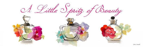 Class and Beauty II White Modern Wood Framed Art Print with Double Matting by Loreth, Lanie