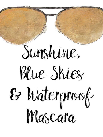 Waterproof Mascara Black Ornate Wood Framed Art Print with Double Matting by Loreth, Lanie