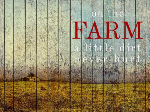 On the Farm II Black Ornate Wood Framed Art Print with Double Matting by Mabat, Ynon