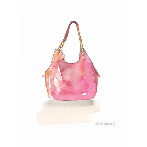 Watercolor Handbags II White Modern Wood Framed Art Print by Loreth, Lanie