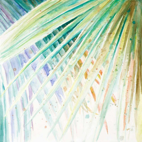 Palmers Pastel I White Modern Wood Framed Art Print with Double Matting by Pinto, Patricia