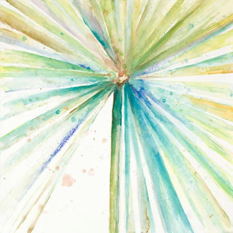 Palmers Pastel II White Modern Wood Framed Art Print with Double Matting by Pinto, Patricia