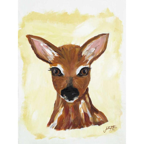 Dear Deer Black Modern Wood Framed Art Print by DeRice, Julie