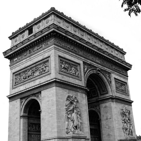 Paris Views I Black Modern Wood Framed Art Print by Navas, Emily