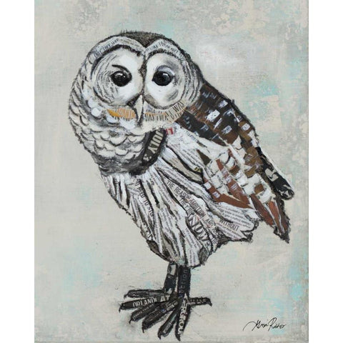 Who Are You II Black Modern Wood Framed Art Print by Ritter, Gina
