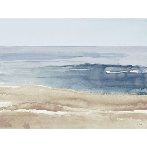 Soft Coastlines I Gold Ornate Wood Framed Art Print with Double Matting by Loreth, Lanie