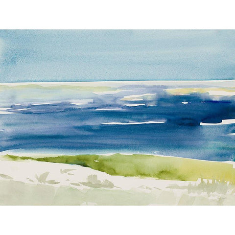 Cape Cod Seashore White Modern Wood Framed Art Print by Loreth, Lanie