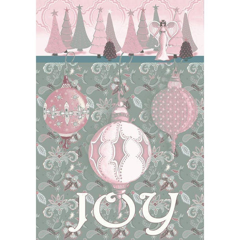 Pink Wonderland Joy White Modern Wood Framed Art Print by Metz, Andi