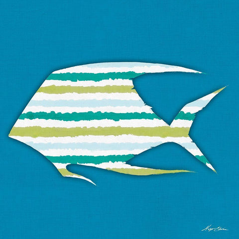 What a Catch II White Modern Wood Framed Art Print by Edwins, Hugo