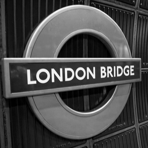 London Scene II White Modern Wood Framed Art Print by Navas, Emily