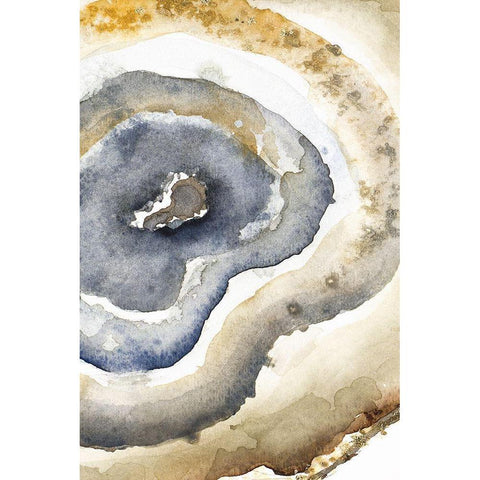 Up Close Agate II Gold Ornate Wood Framed Art Print with Double Matting by Pinto, Patricia
