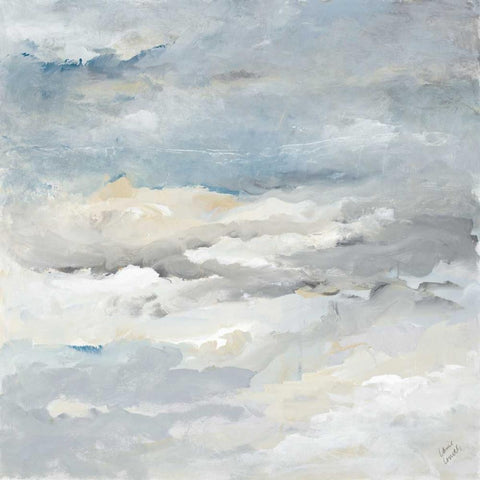 Sea Meets Sky II Gold Ornate Wood Framed Art Print with Double Matting by Loreth, Lanie