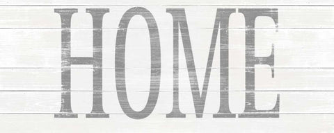 Home White Modern Wood Framed Art Print with Double Matting by SD Graphics