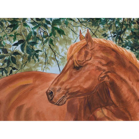 Champions II Black Modern Wood Framed Art Print with Double Matting by Baliko, Linda