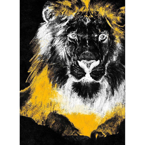 Stained Safari I White Modern Wood Framed Art Print by Pinto, Patricia