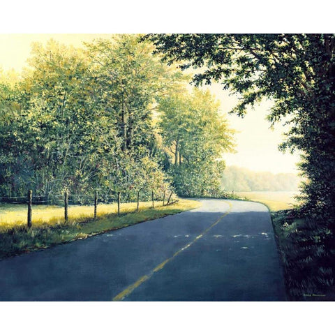 The Day Before Black Modern Wood Framed Art Print by Nawrocke, Bruce