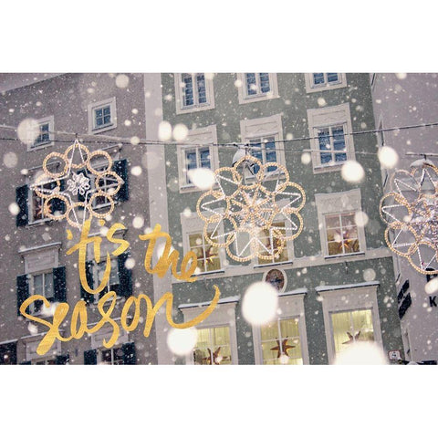 Tis the Season White Modern Wood Framed Art Print by Coppel, Anna