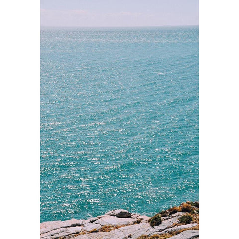 Sparkling Waters White Modern Wood Framed Art Print by Bill Carson Photography