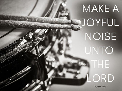 Joyful Noise White Modern Wood Framed Art Print with Double Matting by Bill Carson Photography