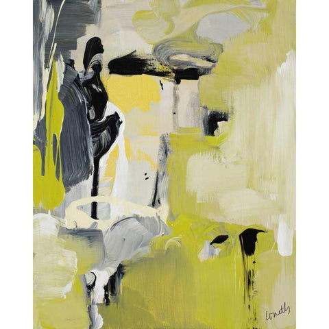 Anticipation Black Modern Wood Framed Art Print with Double Matting by Loreth, Lanie