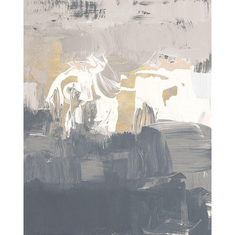 Muted Longing II Black Modern Wood Framed Art Print with Double Matting by Loreth, Lanie