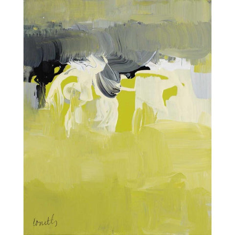 Space To Think White Modern Wood Framed Art Print by Loreth, Lanie