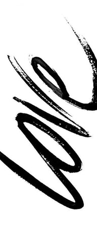 Love Panel White Modern Wood Framed Art Print with Double Matting by SD Graphics Studio