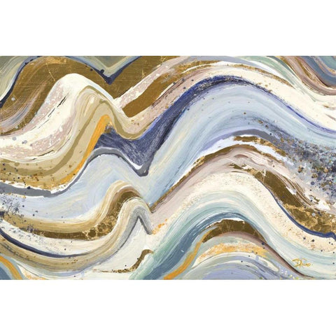 Earth Tone New Concept Gold Ornate Wood Framed Art Print with Double Matting by Pinto, Patricia