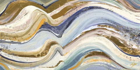 New Concept Rectangle White Modern Wood Framed Art Print with Double Matting by Pinto, Patricia