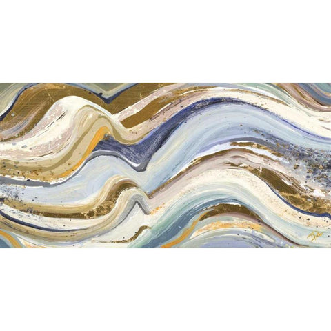 New Concept Rectangle Gold Ornate Wood Framed Art Print with Double Matting by Pinto, Patricia