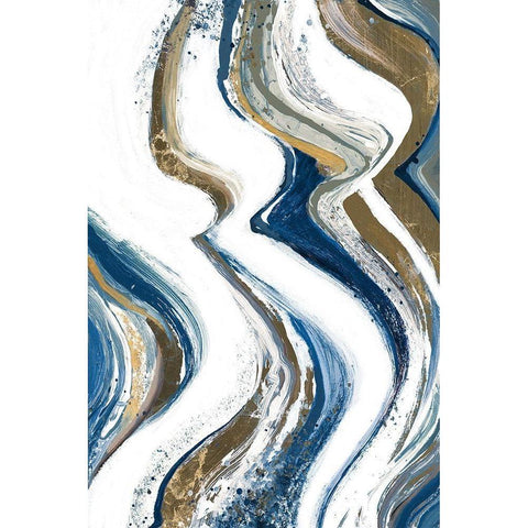 New Concept Midnight Black Modern Wood Framed Art Print by Pinto, Patricia