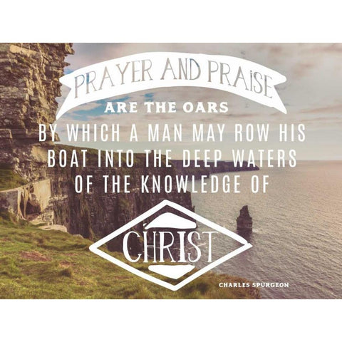 Prayer and Praise Oars Black Modern Wood Framed Art Print by Bonnett, Stede